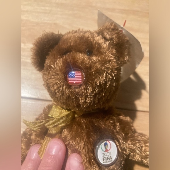 TY Champion beanie baby. From the 2002 FIFA World Cup. Brand new ! NWT - Picture 8 of 9